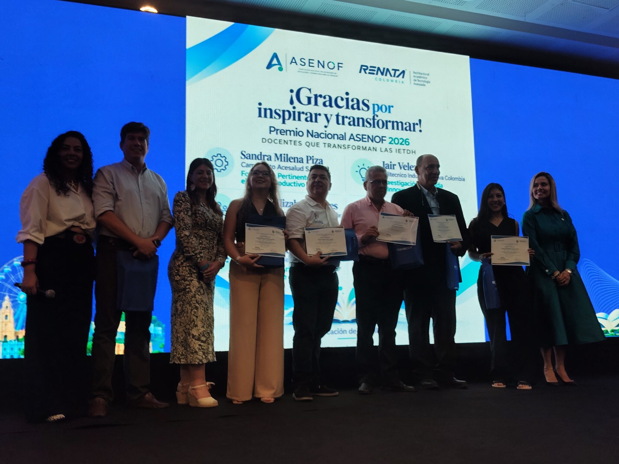 Docente salesiano fue reconocido en el Premio Nacional ASENOF 2026